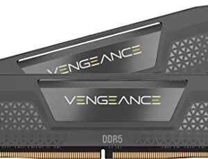 CORSAIR VENGEANCE DDR5 32GB (2x16GB) DDR5 6000MHz CL30 AMD EXPO Intel XMP iCUE Compatible Computer Memory ? Grey (CMK32GX5M2B6000Z30)