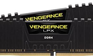 CORSAIR VENGEANCE LPX DDR4 RAM 32GB (2x16GB) 3600MHz CL18-22-22-42 1.35V Intel XMP AMD EXPO Computer Memory ? Black (CMK32GX4M2Z3600C18)