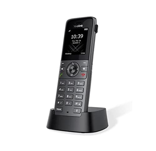 Yealink W73H telephone fixe Noir 2 lignes TFT