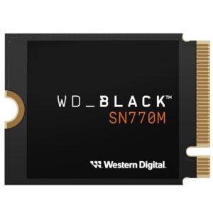 WD_BLACK SN770 2TB NVMe M.2 SSD, M.2 2280 NVMe SSD, Gaming Solid State drive, PCIe Gen4, High Performance Gaming drive, Read speeds up to 5150 MB/s
