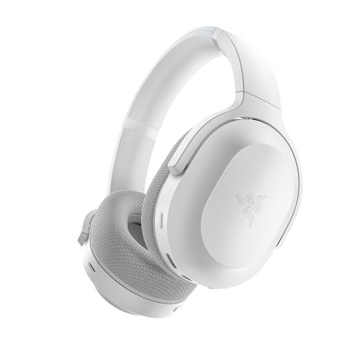 Razer Barracuda - Wireless Multi-platform Gaming & Mobile Headset (SmartSwitch Dual Wireless, Noise-Cancelling Mics, TriForce 50mm Drivers, Memory Foam Ear Cushions, 40h Battery, USB-C) Mercury White