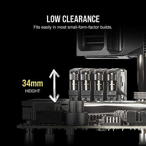 Corsair VENGEANCE LPX DDR4 RAM 16GB (2x8GB) 3200MHz CL16 Intel XMP 2.0 Computer Memory - Black (CMK16GX4M2B3200C16)