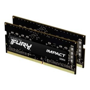 Kingston FURY Impact 32 GB (2 x 16 GB) 3200MHz DDR4 CL20 Laptop Memory Kit of 2 KF432S20IBK2/32