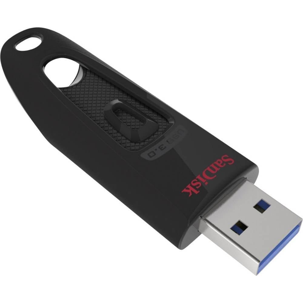SanDisk Ultra 32 GB USB Flash Drive USB 3.0 Up to 130 MB/s Read, Black