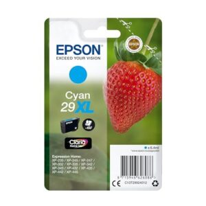 Epson 29XL Cyan Strawberry High Yield Genuine, Claria Home Ink