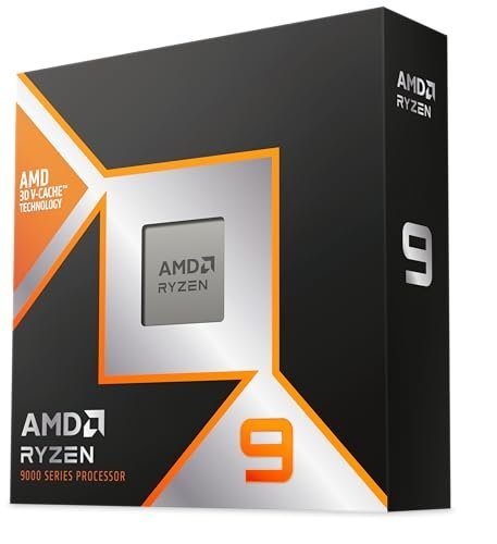 AMD Ryzen? 9 9950X3D Processor With 3D V-Cache? Technology, 16 Cores/32 Threads, 144MB Cache, 170W TDP, AM5 Socket, Up To 5.7 GHz Boost Frequency, DDR5 & PCIe 5.0