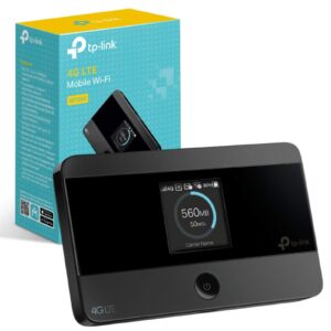 TP-Link 4G Cat4 LTE Travel Mobile Mi-Fi Hotspot, Connection with Up to 10 Devices, Compatible with Most of the Network, Rechargeable /Up to 8 hours life Battery, Easy Management with tpMiFi App(M7350)