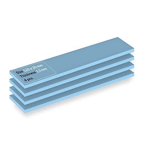 ARCTIC TP-3: Premium Performance Thermal Pad, 120 x 20 x 1.5 mm, (stackable to 2.0 mm without performance loss), 4 Pieces - High Performance, particularly soft, ideal gap filler, bridging gaps