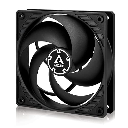 ARCTIC P12 Silent - PC Fan, 120mm Fan, PC Case Fan, Pressure-optimised, Very quiet motor, Computer, Fan Speed: 1050 rpm - Black