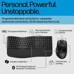 HP 685 Dual-Mode Keyboard and Mouse Combo