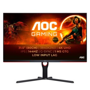 AOC G3 U32G3X/BK 80 cm (31.5") 3840 x 2160 pi