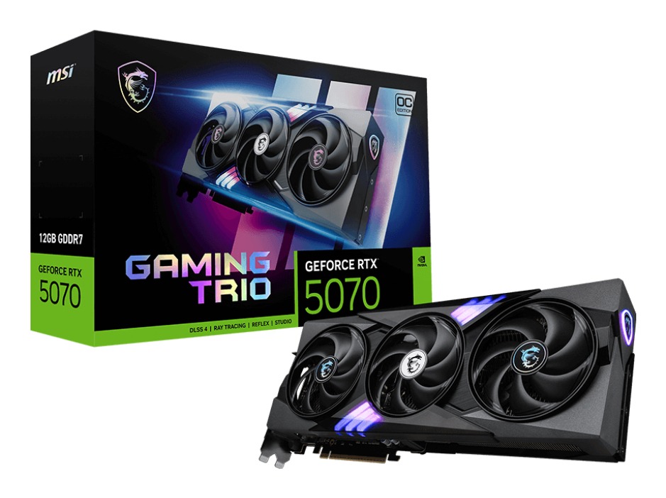MSI GeForce RTX 5070 12G GAMING TRIO OC Grafikk