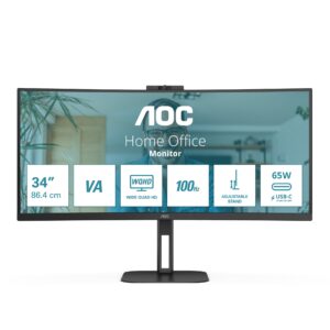 AOC V5 CU34V5CW/BK 86.4 cm (34") 3440 x 1440