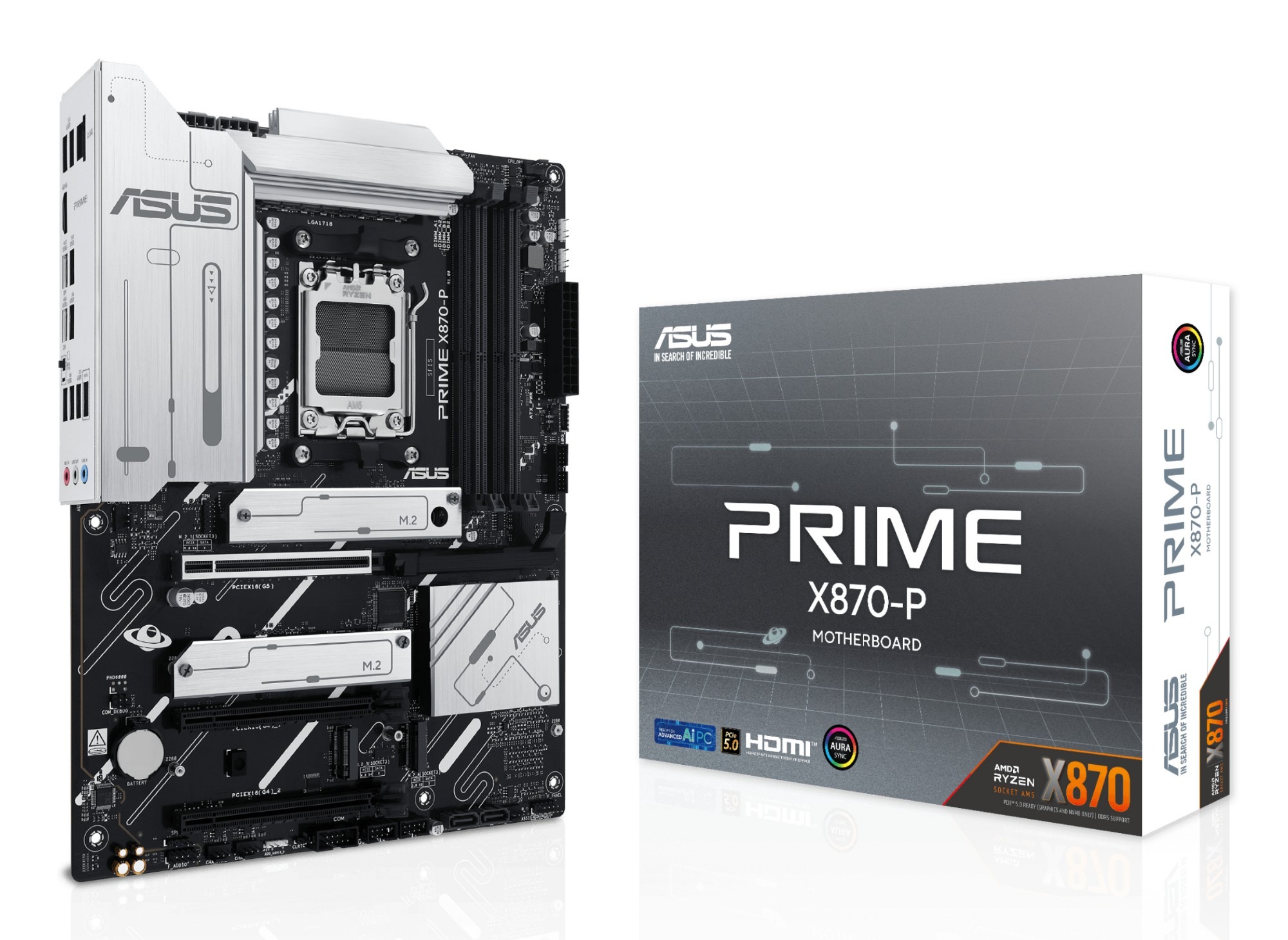 ASUS PRIME X870-P, AMD, Sockel AM5, AMD Ryzen 700