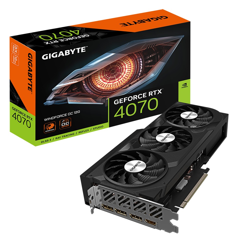 Gigabyte GV-N4070WF3OC-12GD GeForce RTX 4070
