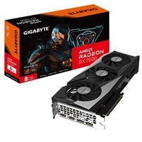 Gigabyte AMD Radeon RX 7600 GAMING OC 8GB GDDR6  Graphics Card,  2048 Streams, 2755 MHz Boost Clock, Triple Fan, RGB, 2x DisplayPorts / 2x HDMI Ports