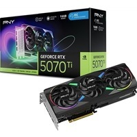 PNY (VCG5070T16TFXXPB1-O) 16GB GeForce RTX 5070 Ti ARGB EPIC-X RGB Overclocked Triple Fan GPU