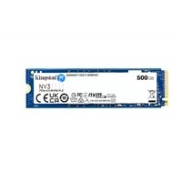 Kingston NV3 (SNV3S/500G) 500GB NVMe SSD, M.2 Interface, PCIe Gen4, 2280, Read 6000 MB/s, Write 2200 MB/s, 3 Year Warranty