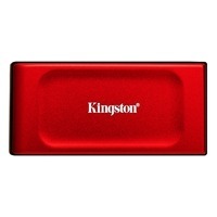 Kingston XS1000 Red (SXS1000R/2000G) 2TB Portable External SSD, Read 1050MB/s, Write 1000MB/s, USB 3.2 Gen 2, 5 Year Warranty