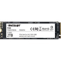 Patriot P300 (P300P2TBM28) 2TB NVMe SSD, M.2 Interface, PCIe Gen3, 2280, Read 2100MB/s, Write 1650MB/s, 3 Year Warranty