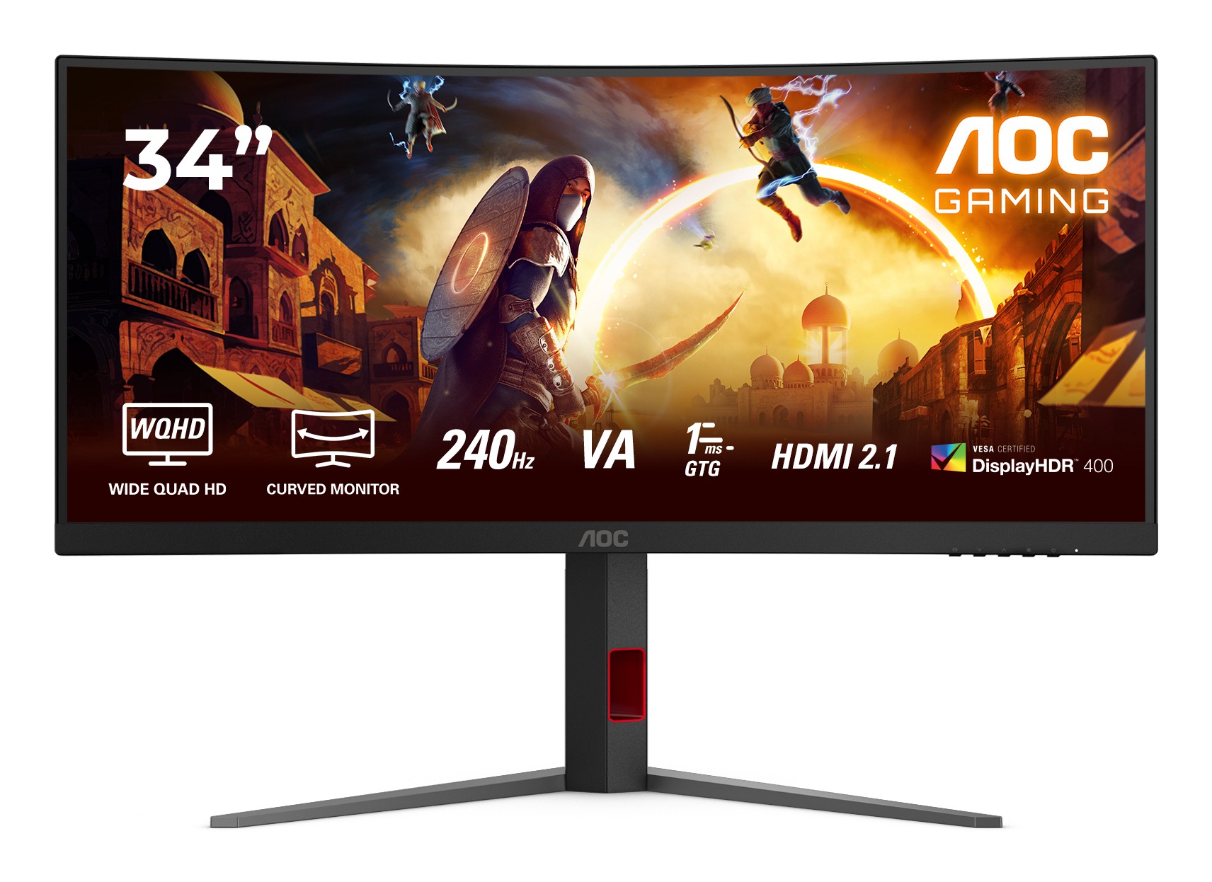 AOC G4 CU34G4Z 34" Flat Screen 86.4 cm