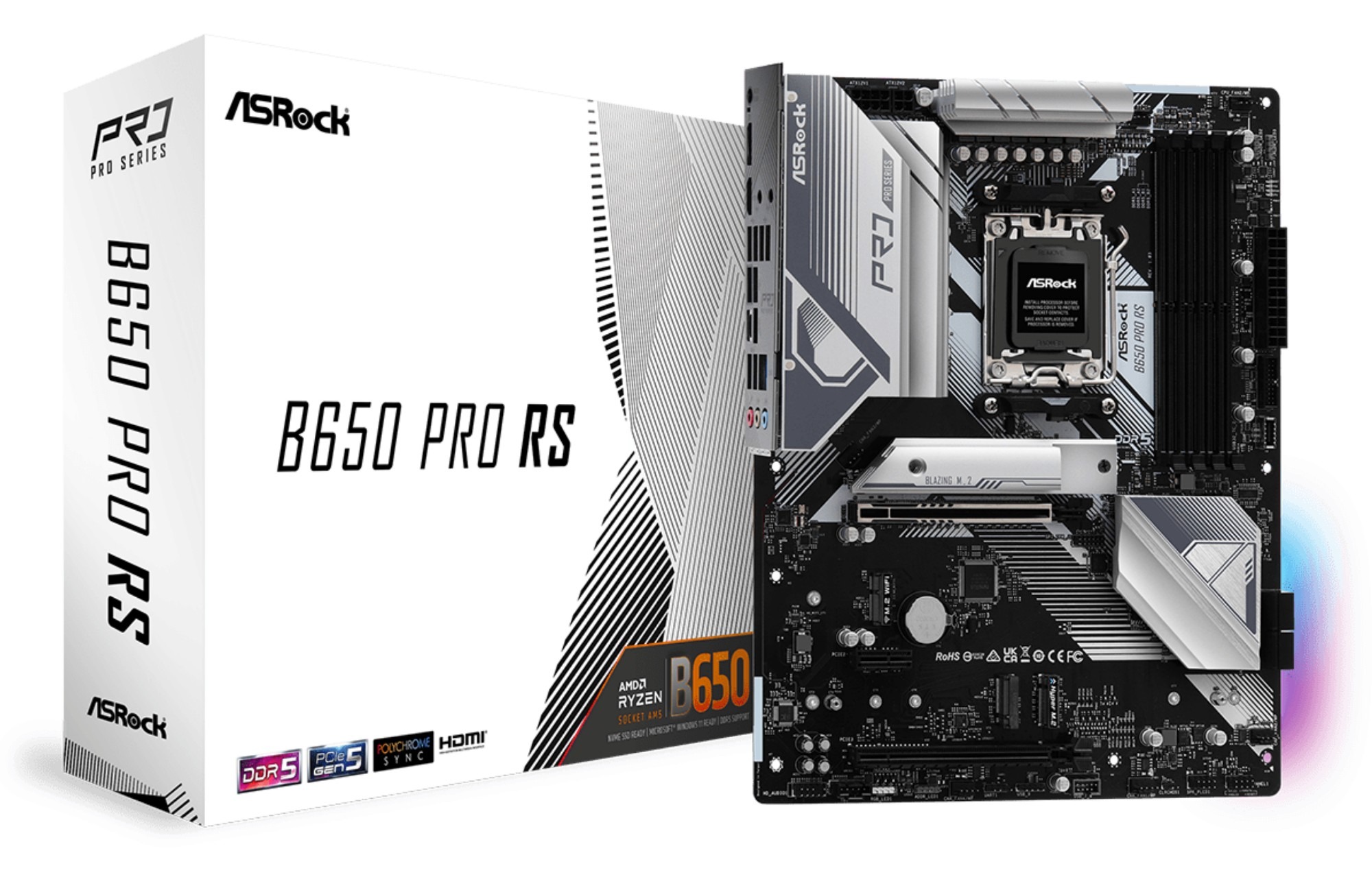 ASRock B650 Pro RS AMD Socket AM5 AMD Ryzen