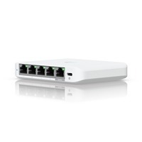 Ubiquiti USW-FLEX-2.5G-5 UniFi Flex 2.5G Ultra Compact 5 Port POE/USB-C Powered Managed Switch
