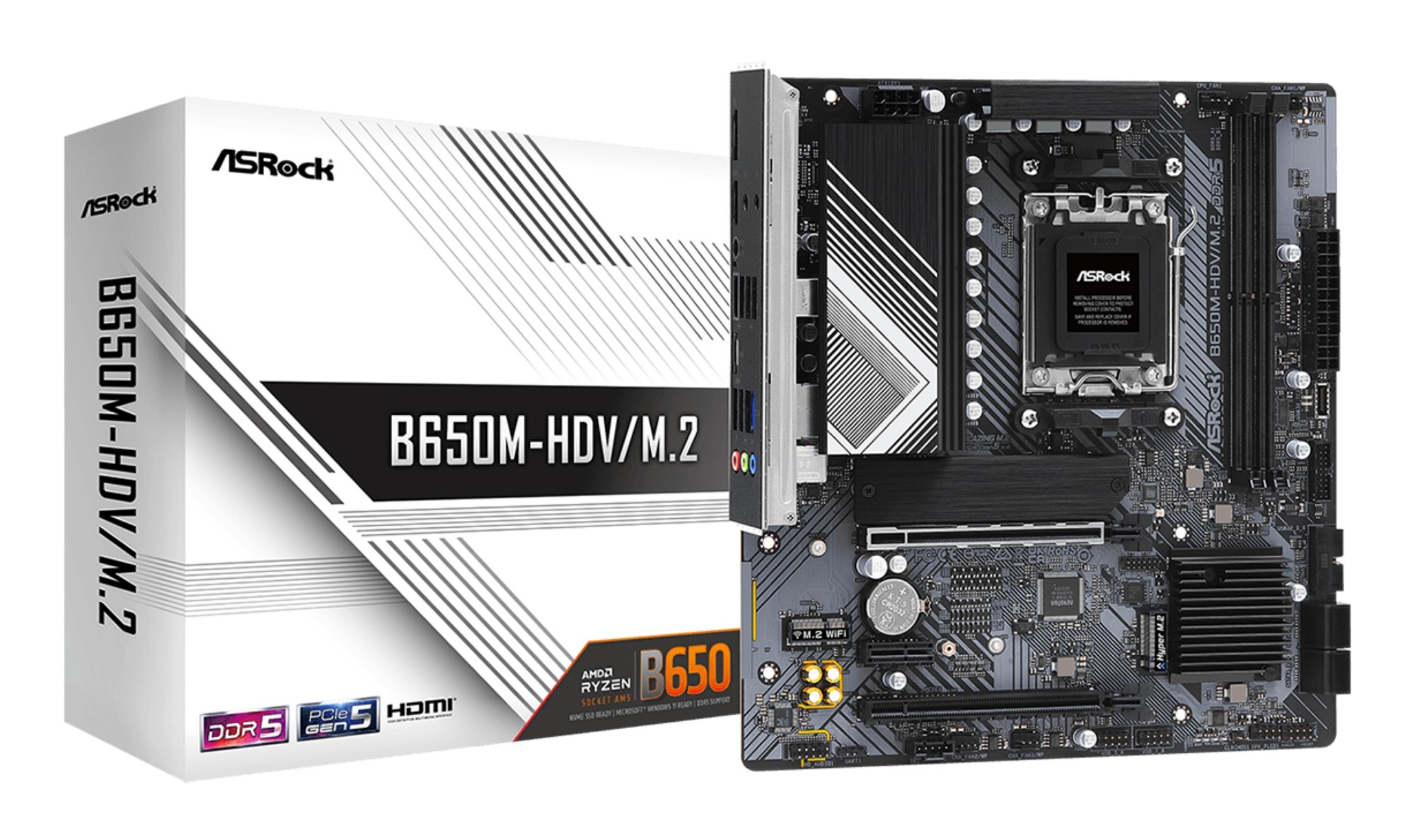 Asrock B650M-HDV/M.2 AMD Socket AM5 AMD Ryz