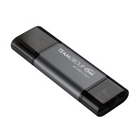Team TX13128GC01 2 in 1 Dual OTG 128GB Flash Drive, X1 USB 3.2 Gen1, Type C & A, Plug and Play