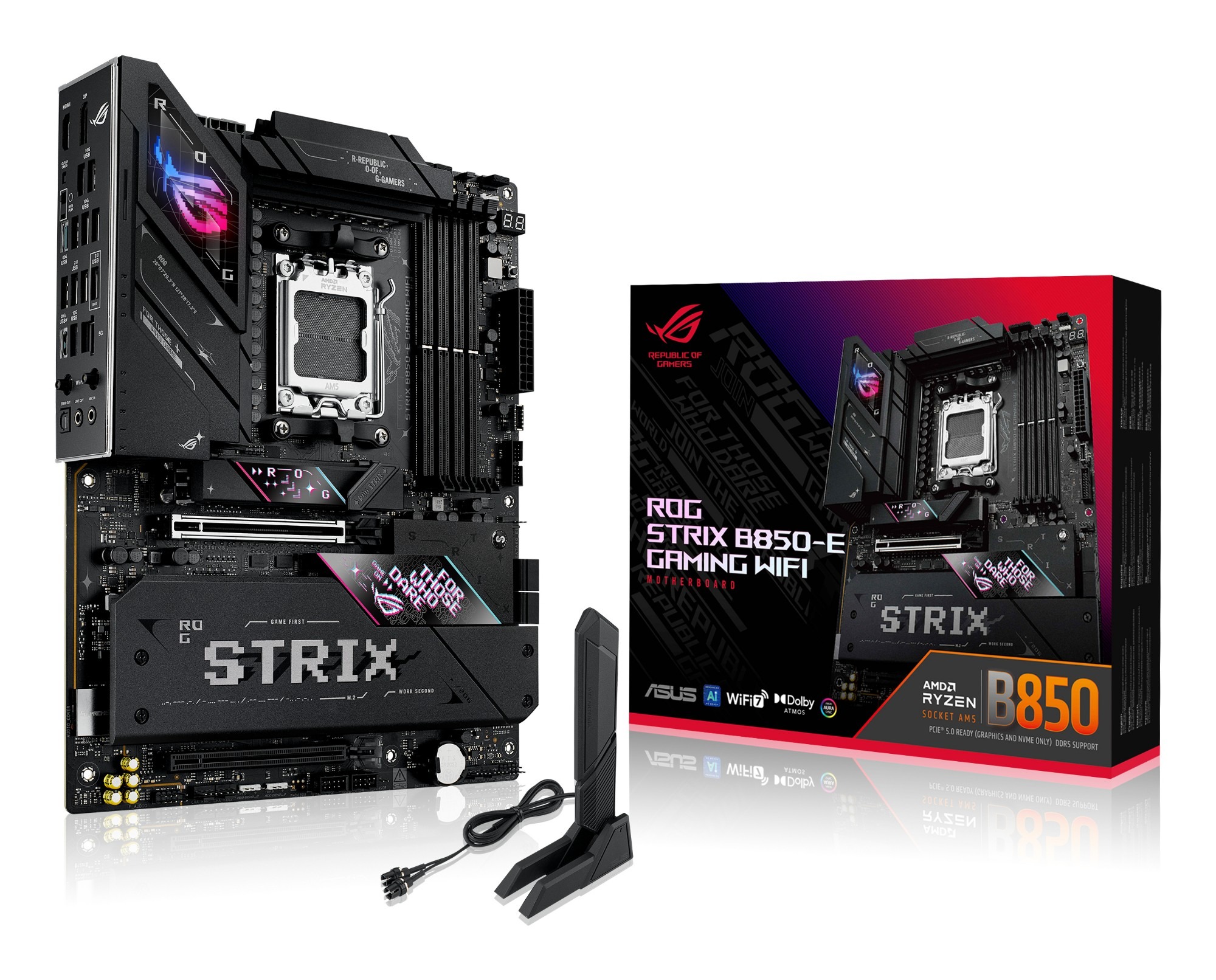 ASUS ROG STRIX B850-E GAMING WIFI, AMD, Sockel AM