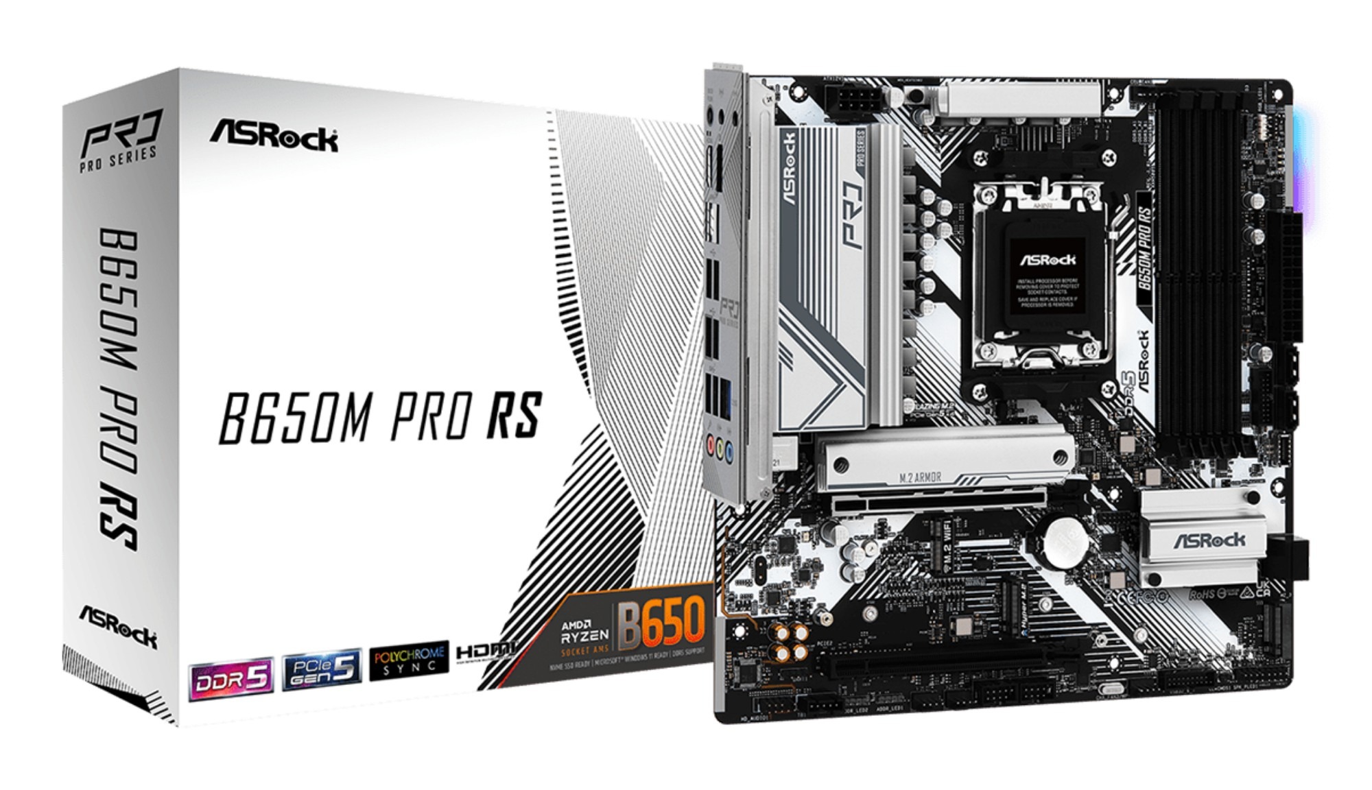 Asrock B650M Pro RS AMD Socket AM5 AMD Ryze
