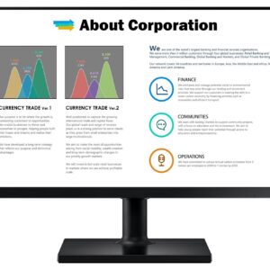 Samsung T45F FHD 22" Height Adjustable Monitor - Black